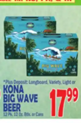 Bravo Supermarkets KONA BIG WAVE BEER offer