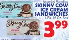 Bravo Supermarkets SKINNY COW ICE CREAM SANDWICHES offer