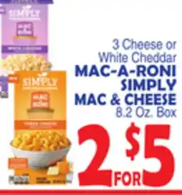 Bravo Supermarkets MAC-A-RONI SIMPLY MAC & CHEESE offer