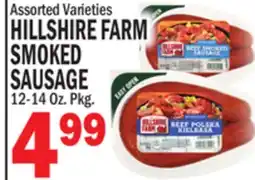 Bravo Supermarkets HILLSHIRE FARM SMOKED SAUSAGE offer