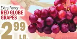 Bravo Supermarkets RED GLOBE GRAPES offer