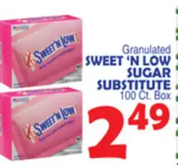 Bravo Supermarkets SWEET'N LOW SUGAR SUBSTITUTE offer