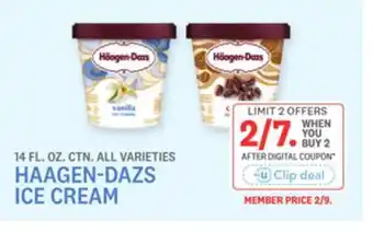 Kings Food Markets HAAGEN-DAZS ICE CREAM offer