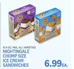 Kings Food Markets NIGHTINGALE CHOMP SIZE ICE CREAM SANDWICHES offer