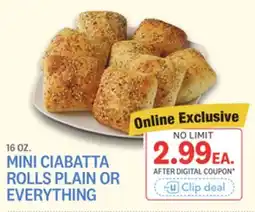 Kings Food Markets MINI CIABATTA ROLLS offer