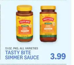 Kings Food Markets TASTY BITE SIMMER SAUCE offer