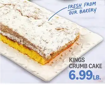 Kings Food Markets KINGS CRUMB CAKE offer