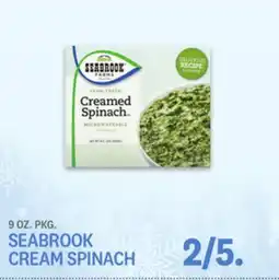 Kings Food Markets SEABROOK CREAM SPINACH offer