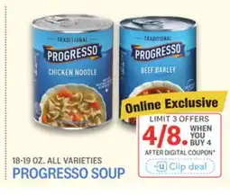 Kings Food Markets PROGRESSO SOUP offer