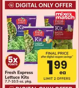 ACME Fresh Express Lettuce Kits offer