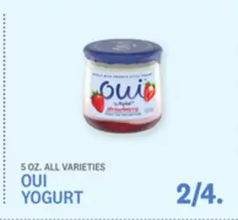 Kings Food Markets OUI YOGURT offer