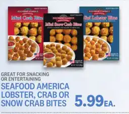 Kings Food Markets SEAFOOD AMERICA LOBSTER, CRAB OR SNOW CRAB BITES offer