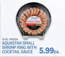 Kings Food Markets AQUASTAR SMALL SHRIMP RING WITH COCKTAIL SAUCE offer