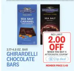 Kings Food Markets GHIRARDELLI CHOCOLATE BARS offer