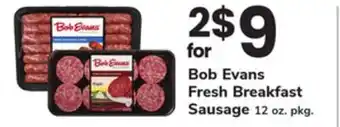 ACME Bob Evans Fresh Breakfast Sausage offer