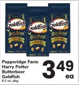 ACME Pepperidge Farm Harry Potter Butterbeer Goldfish offer