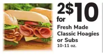 ACME Fresh Made Classic Hoagies or Subs offer