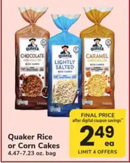 ACME Quaker Rice or Corn Cakes offer