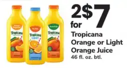 ACME Tropicana Orange or Light Orange Juice offer