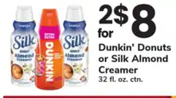 ACME Dunkin' Donuts or Silk Almond Creamer offer