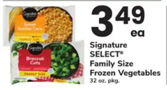 ACME Signature SELECT Family Size Frozen Vegetables offer