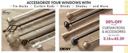 Boscov's CURTAIN RODS & ACCESSORIES offer