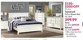 Boscov's Tamarack Full or Queen Bed offer