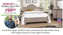 Boscov's Bungalow Queen Bed offer