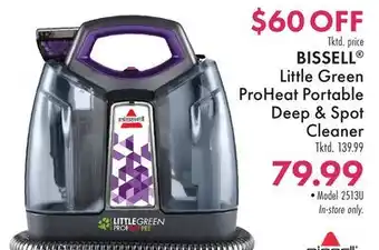 Boscov's BISSELL Little Green ProHeat Portable Deep Spot Cleaner offer