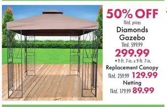 Boscov's Diamonds Gazebo offer