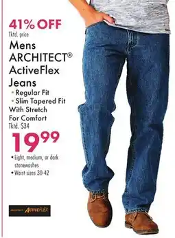 Boscov's Mens ARCHITECT ActiveFlex Jeans offer