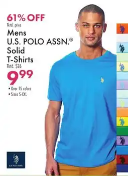 Boscov's Mens U.S. POLO ASSN. Solid T-Shirts offer