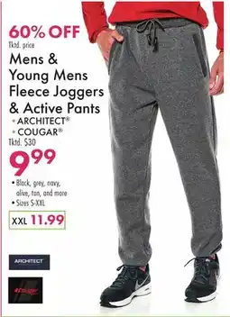 Boscov's Mens & Young Mens Fleece Joggers & Active Pants offer