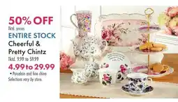 Boscov's ENTIRE STOCK Cheerful & Pretty Chintz offer