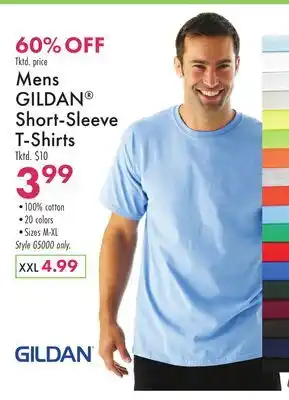 Boscov's Mens GILDAN Short-Sleeve T-Shirts offer