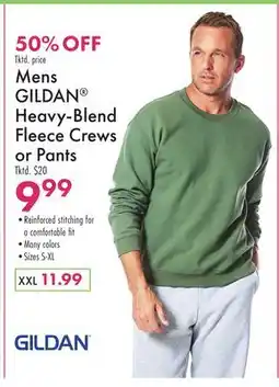 Boscov's Mens GILDAN Heavy-Blend Fleece Crews or Pants offer