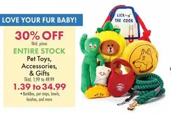 Boscov's Pet Toys, Accessories, & Gifts offer