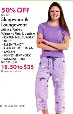 Boscov's Sleepwear & Loungewear offer