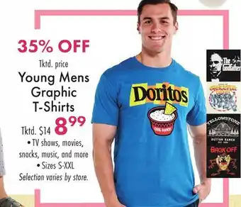 Boscov's Young Mens Graphic T-Shirts offer