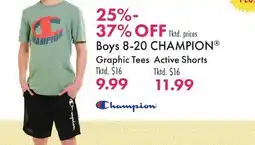 Boscov's Boys 8-20 CHAMPION Graphic Tees offer