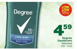 Weis Markets Degree Deodorant offer