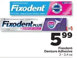 Weis Markets Fixodent Denture Adhesive offer