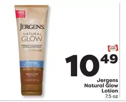 Weis Markets Jergens Natural Glow Lotion offer