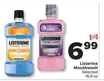 Weis Markets Listerine Mouthwash offer