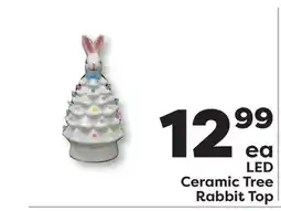 Weis Markets LED Ceramic Tree Rabbit Top offer