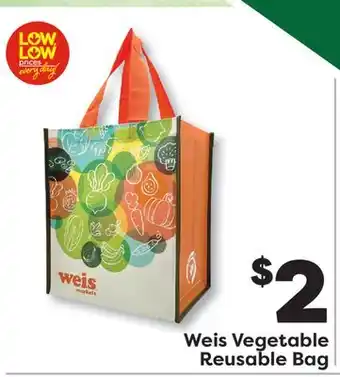 Weis Markets Weis Vegetable Reusable Bag offer