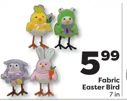 Weis Markets Fabric Easter Bird offer