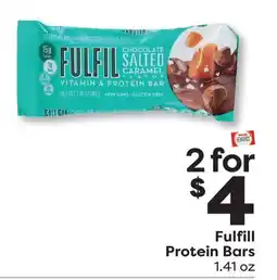 Weis Markets Fulfill Protein Bars offer