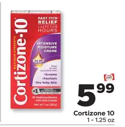 Weis Markets Cortizone 10 offer