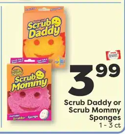 Weis Markets Scrub Daddy or Scrub Mommy Sponges offer